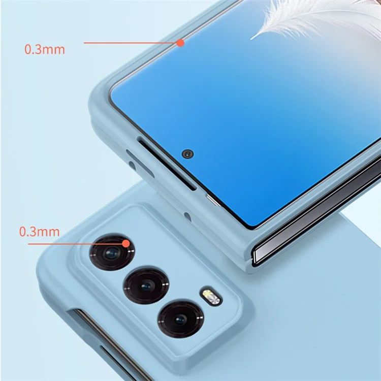 For Honor Magic Vs2 5G Case Skin-touch Folding Phone Hard PC Cover - Negro