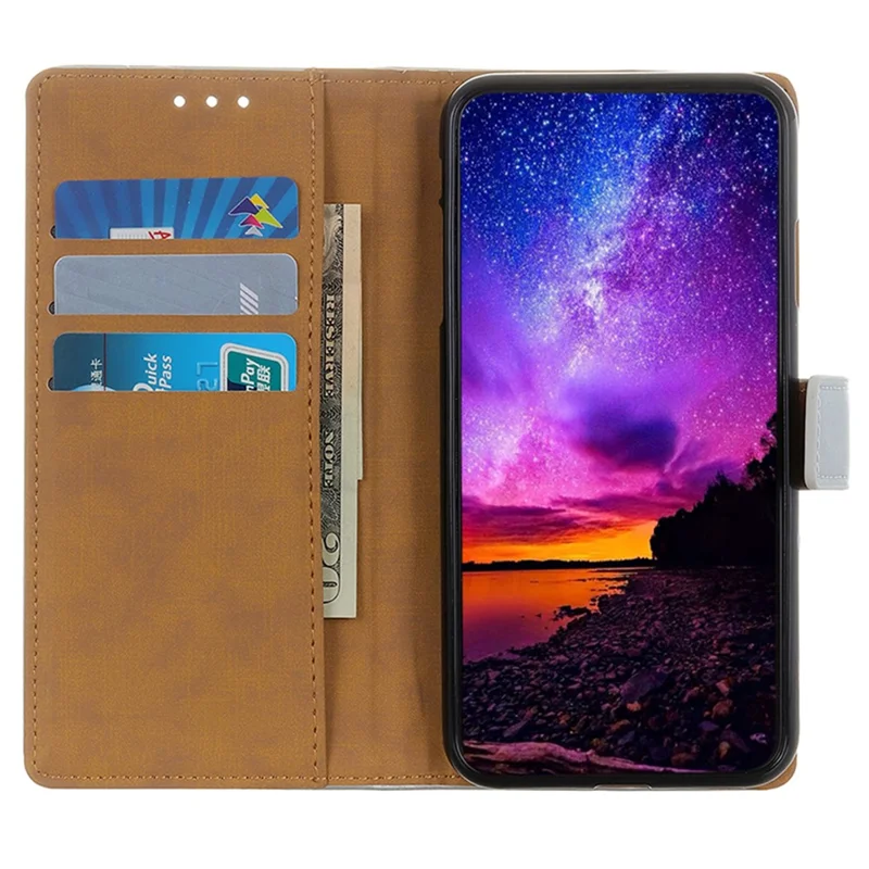 For Xiaomi 14 Pro Case Wallet PU Leather Drop-proof Phone Cover - Purple