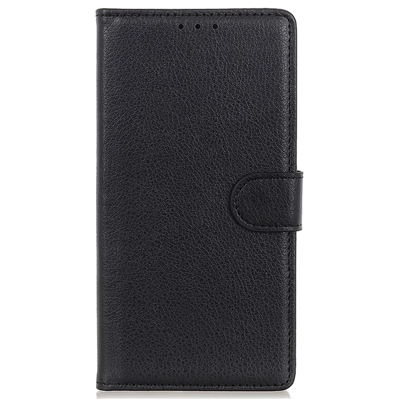 Para Xiaomi 14 Pro Case Litchi Texture Wallet Leather Flip Phone Cover - Preto