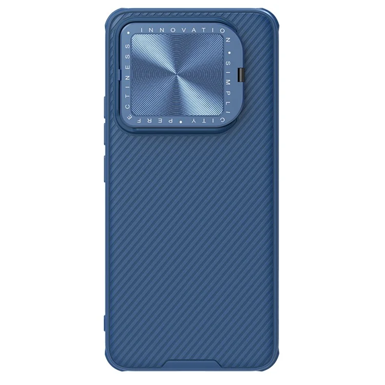 NILLKIN CamShield Prop Series for Xiaomi 14 Pro Case Lens Lid Kickstand Phone Cover - Blue