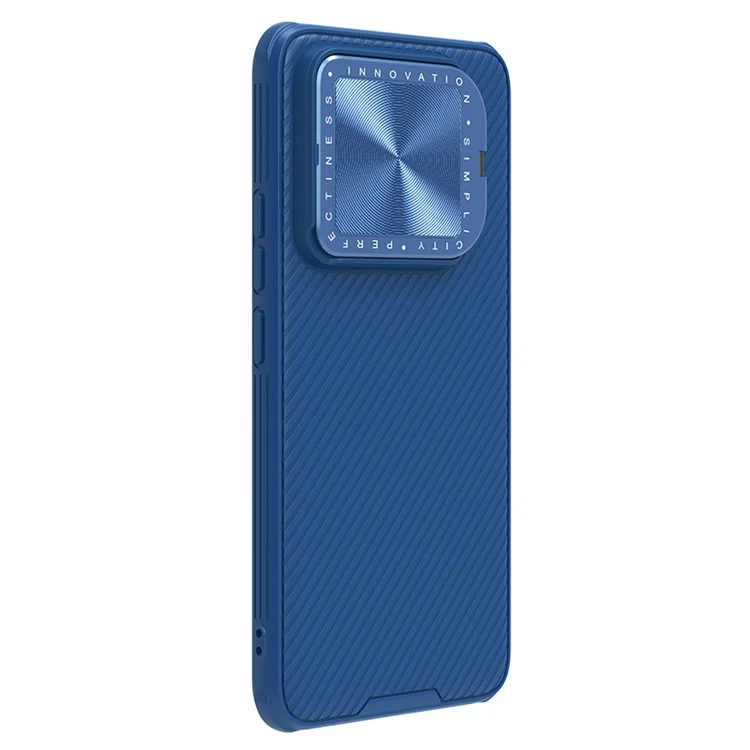 NILLKIN CamShield Prop Series for Xiaomi 14 Pro Case Lens Lid Kickstand Phone Cover - Blue