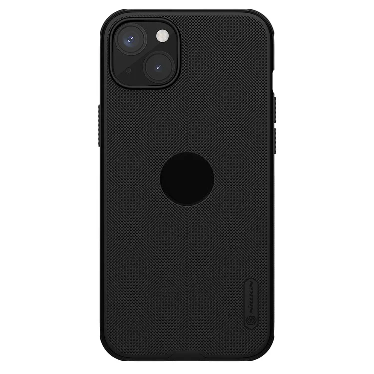 NILLKIN Super Frosted Shield Pro for iPhone 15 Plus Matte Phone Case Hard PC Cover (Logo Hole Design) - Black