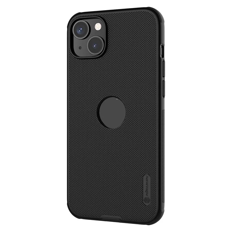 NILLKIN Super Frosted Shield Pro for iPhone 15 Plus Matte Phone Case Hard PC Cover (Logo Hole Design) - Black