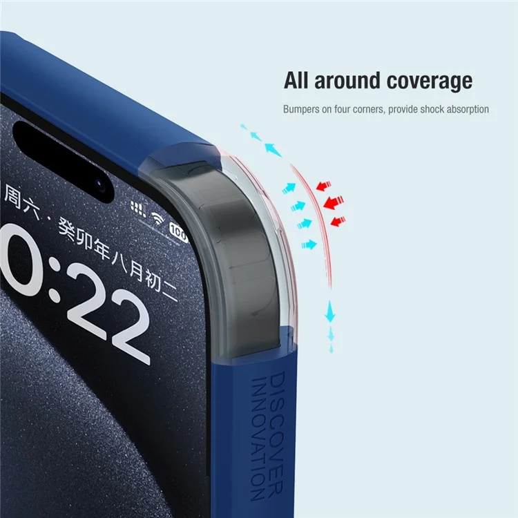 NILLKIN Super Frosted Shield Pro for iPhone 15 Plus Matte Phone Case Hard PC Cover (Logo Hole Design) - Black