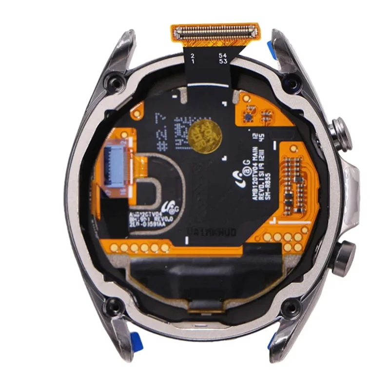 For Samsung Galaxy Watch3 41mm SM-R850 SM-R855 Grade S OEM LCD Screen and Digitizer Assembly + Frame (without Logo) - Silver