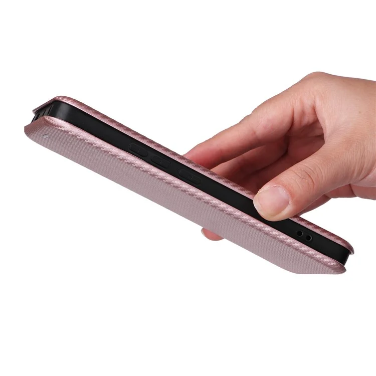 Per Xiaomi Redmi Note 13 Pro+ 5G Case Stand Phone Leather Cover con porta carte - Oro rosa