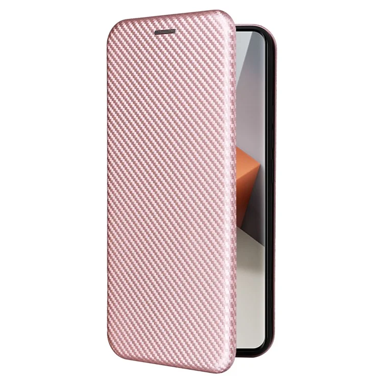 Per Xiaomi Redmi Note 13 Pro+ 5G Case Stand Phone Leather Cover con porta carte - Oro rosa