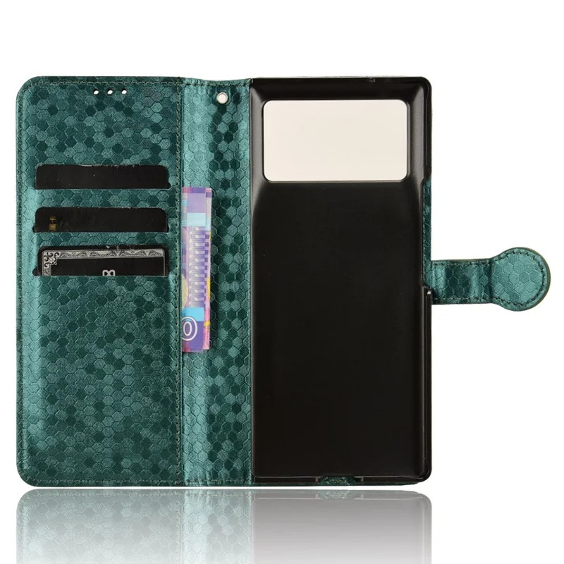 Per Xiaomi Mix Fold 3 5G Custodia in pelle PU Antiurto Stand Custodia per cellulare - Verde