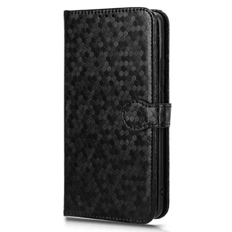 PU Leather Flip Cover for Oppo A2 Pro 5G Case Shockproof Wallet Cell Phone Case - Black