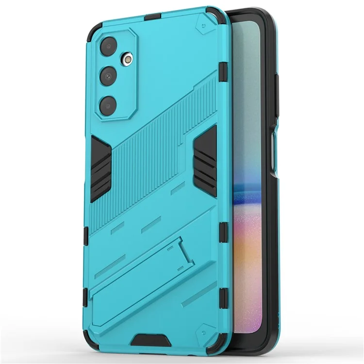 Per Samsung Galaxy A05s 4G Case Anti-scratch PC+TPU Phone Cover con Supporto - Baby Blue