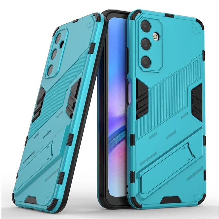 Per Samsung Galaxy A05s 4G Case Anti-scratch PC+TPU Phone Cover con Supporto - Baby Blue