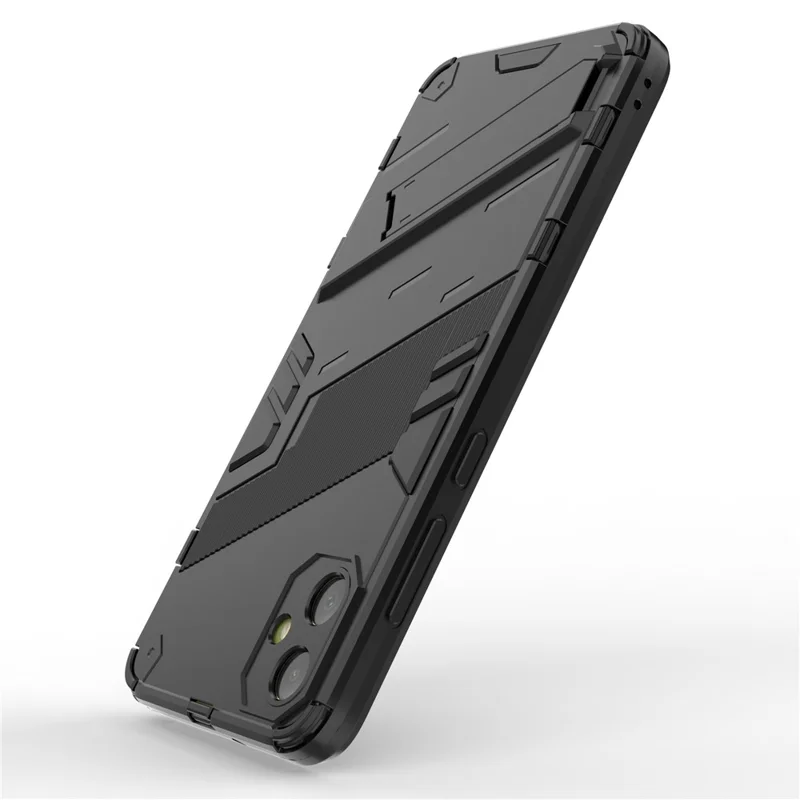 For Samsung Galaxy A05 4G Case Kickstand Protective Phone Cover - Black