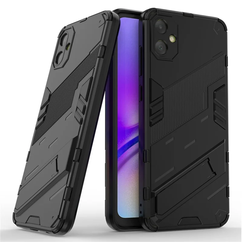 For Samsung Galaxy A05 4G Case Kickstand Protective Phone Cover - Black