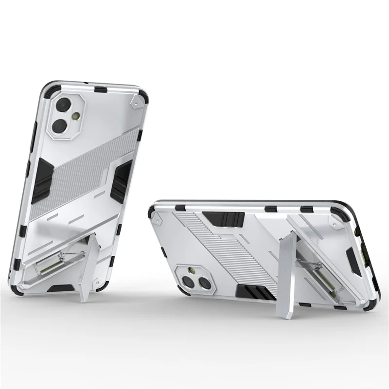 For Samsung Galaxy A05 4G Case Kickstand Protective Phone Cover - White