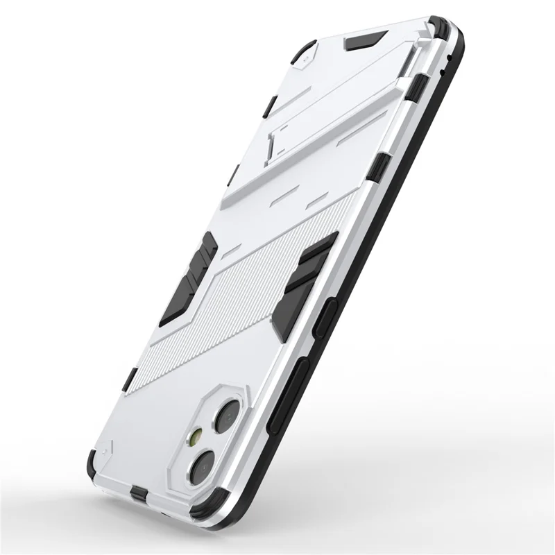 For Samsung Galaxy A05 4G Case Kickstand Protective Phone Cover - White