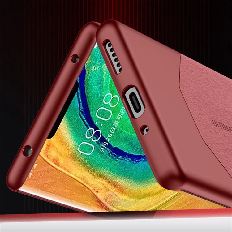Para Huawei Mate 30 Pro 4g / 5G Case Anti-rurck Hard PC Tope - Branco