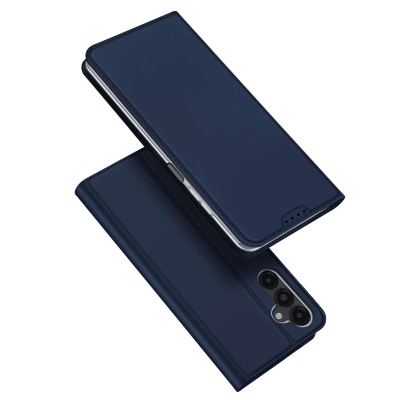 DUX DUCIS Skin Pro Series Per Samsung Galaxy A15 5G / 4G Custodia in Pelle PU Flip Stand Cover Telefono - Blu