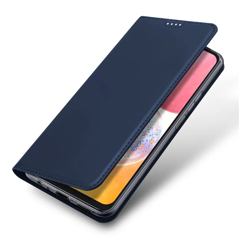 DUX DUCIS Skin Pro Series Per Samsung Galaxy A15 5G / 4G Custodia in Pelle PU Flip Stand Cover Telefono - Blu