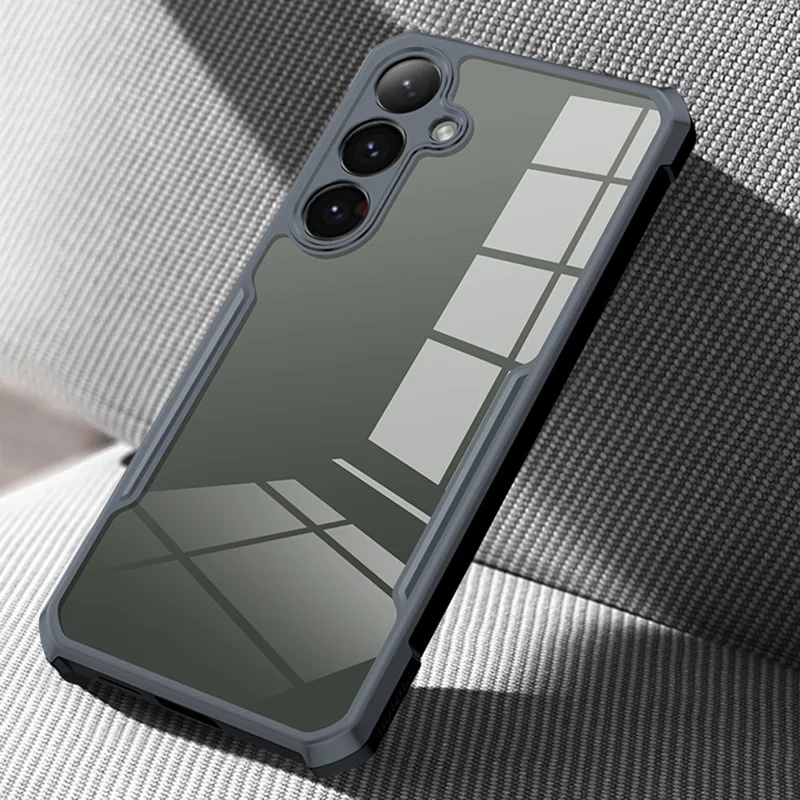 XUNDD Para Samsung Galaxy S24+ Case Resistente a Choques Acrílico+TPU Capa Protetora Slim-Fit