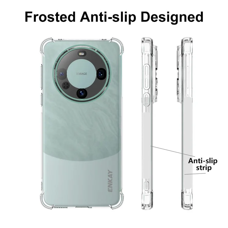 ENKAY HAT PRINCE для чехла Huawei Mate 60 TPU с прозрачной крышкой и защитной пленкой для экрана