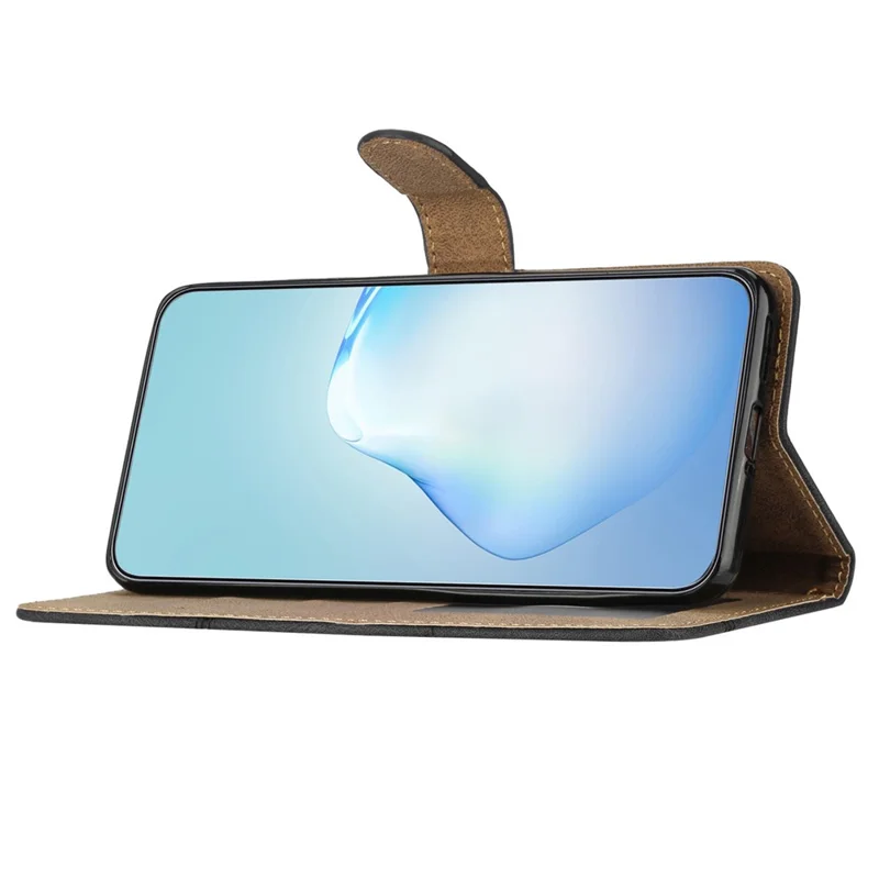 For Samsung Galaxy S24+ Case Magnetic Clasp Wallet Leather Cover - Blue