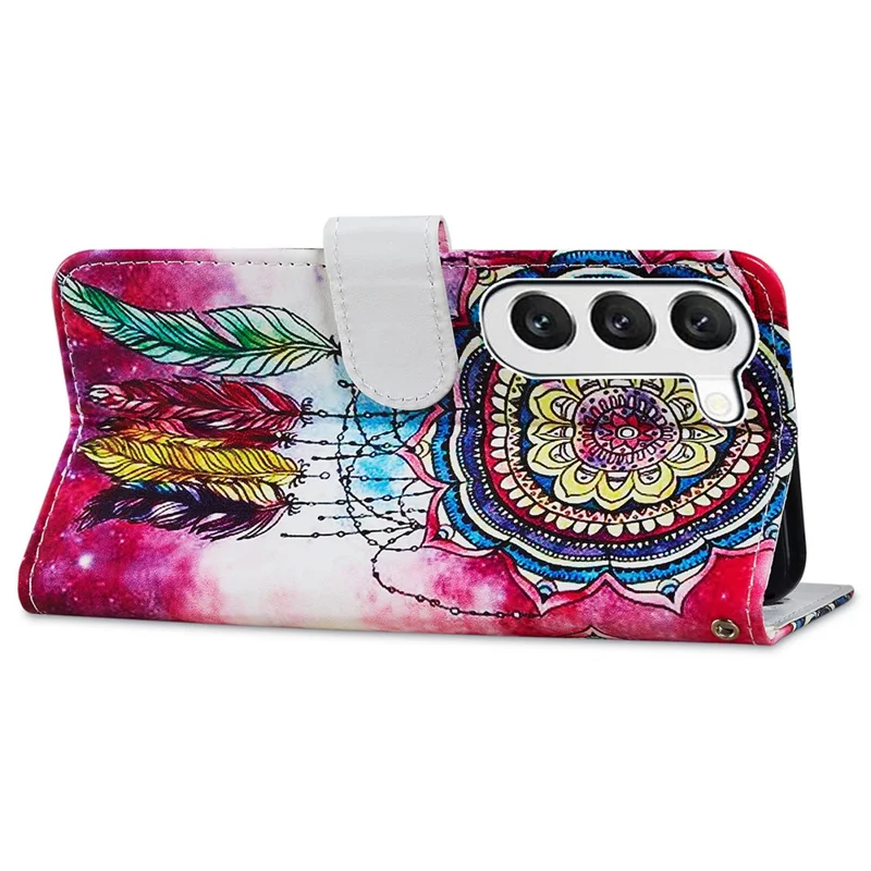 Per Samsung Galaxy S24+ Custodia Case Stampa Motivo PU Pelle Portafoglio Custodia Telefono - Acchiappasogni