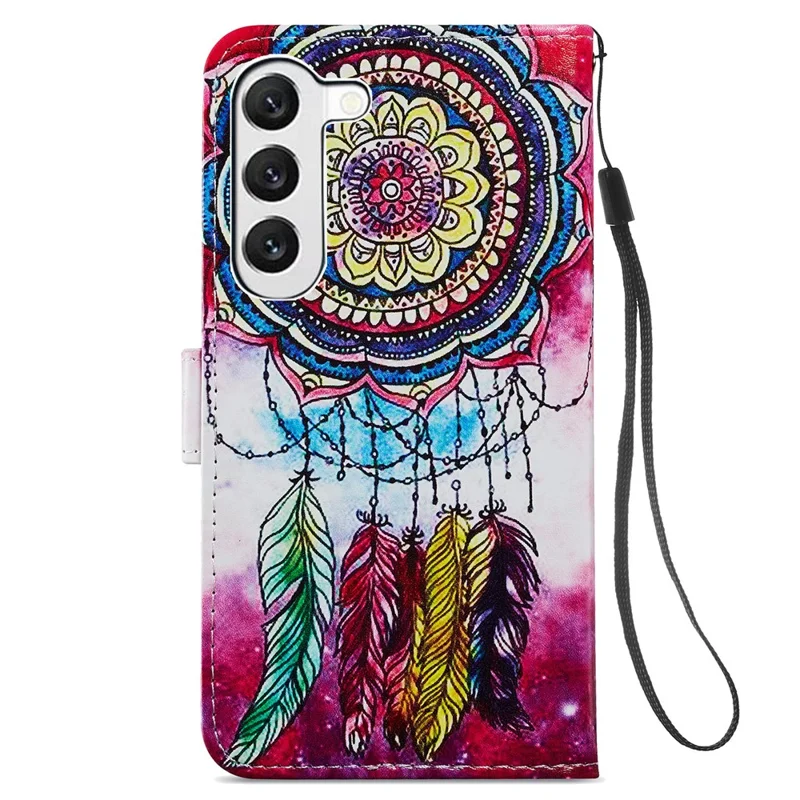 Per Samsung Galaxy S24+ Custodia Case Stampa Motivo PU Pelle Portafoglio Custodia Telefono - Acchiappasogni