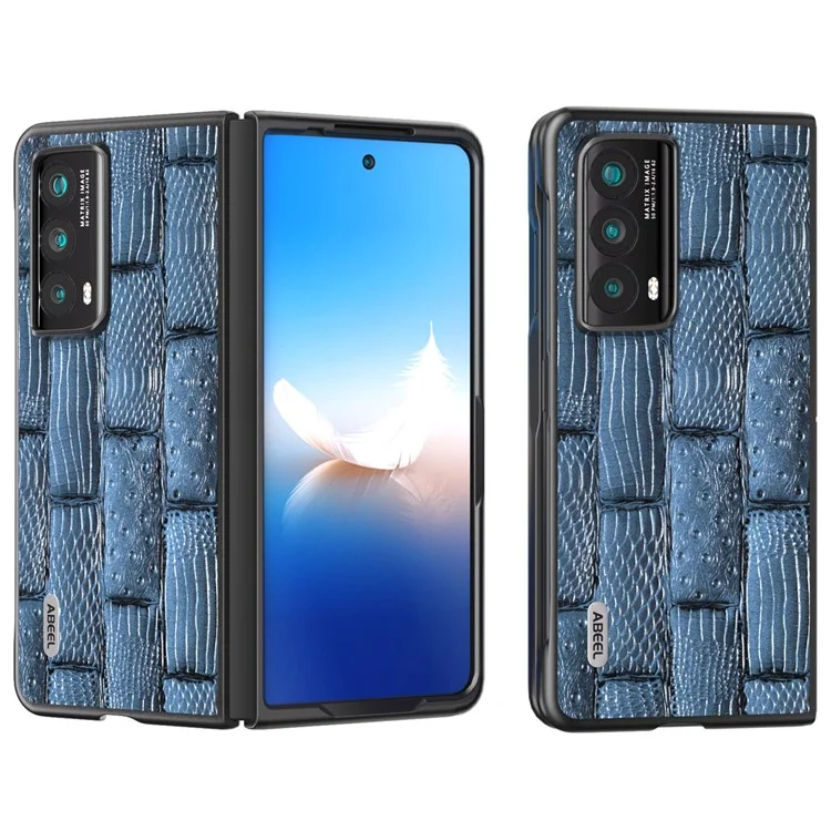 ABEEL Pour Honor Magic Vs2 5G Étui Texture Mahjong Étui de protection pour téléphone - Bleu