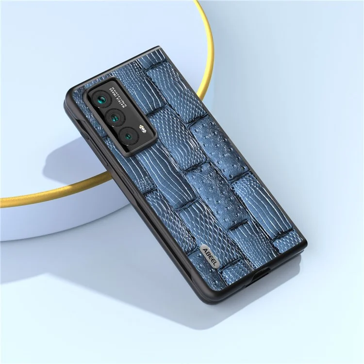 ABEEL Pour Honor Magic Vs2 5G Étui Texture Mahjong Étui de protection pour téléphone - Bleu