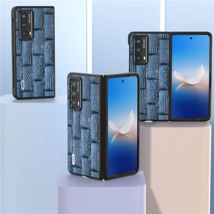 ABEEL Pour Honor Magic Vs2 5G Étui Texture Mahjong Étui de protection pour téléphone - Bleu