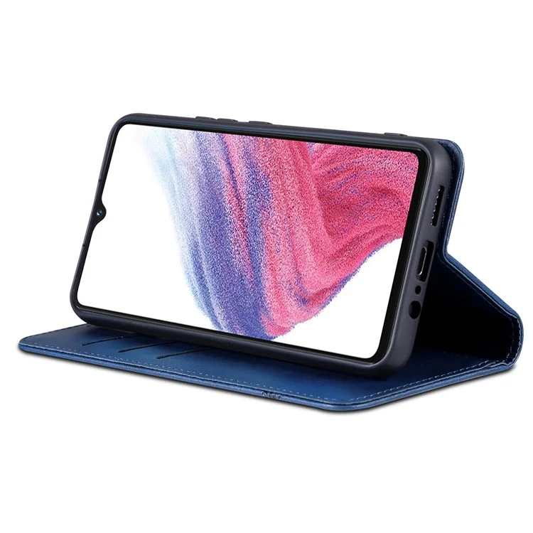 AZNS Für Samsung Galaxy A05 4G Fall Magnetische Automatische Schließen Telefon Geldbörse Abdeckung - Blau
