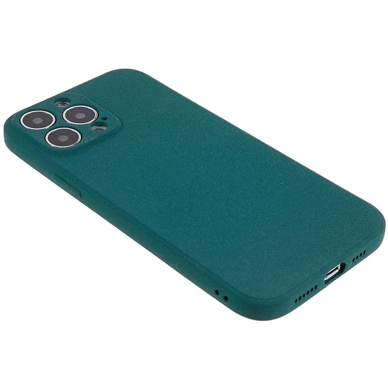 For iPhone 15 Pro Max Double-Sided Matte Phone Case TPU Shockproof Back Shell Cover - Green