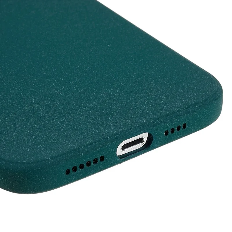 For iPhone 15 Pro Max Double-Sided Matte Phone Case TPU Shockproof Back Shell Cover - Green