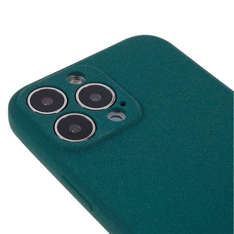 For iPhone 15 Pro Max Double-Sided Matte Phone Case TPU Shockproof Back Shell Cover - Green