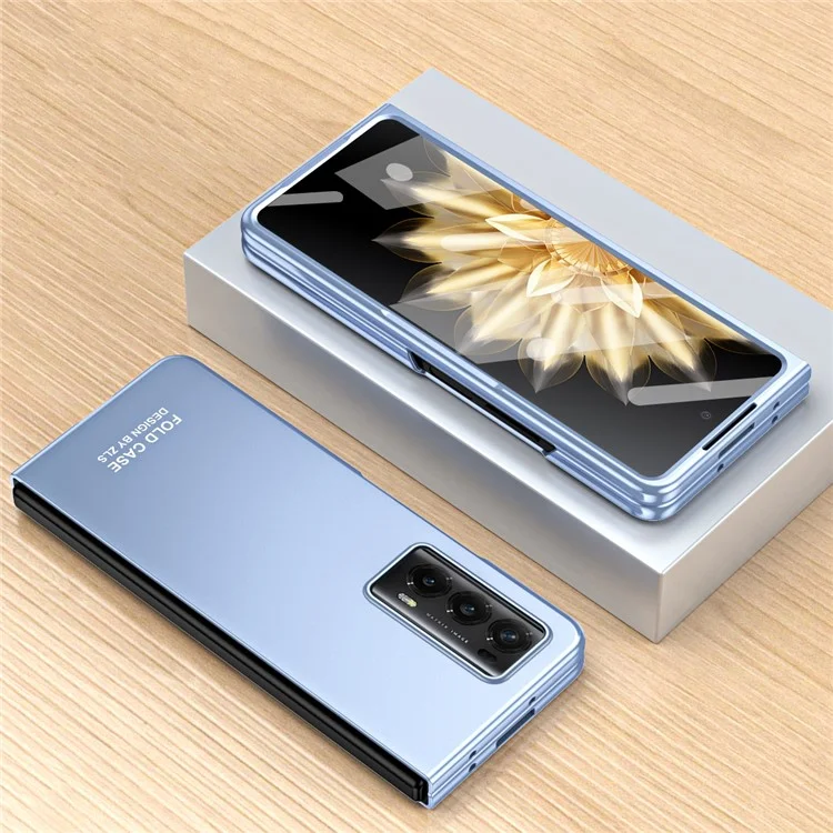 Pour l'honneur Magic Vs2 5G Étui Dur PC Mat Housse de Téléphone avec Film en Verre Trempé - Bleu