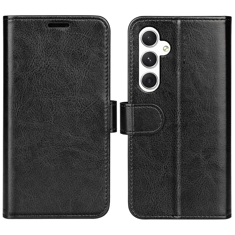 Чехол-книжка с кожаным покрытием PU для Samsung Galaxy S24 - черный