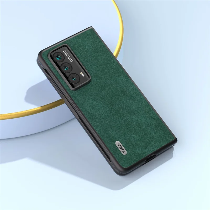 ABEEL For Honor Magic Vs2 5G Case PU Leather + PC Folding Phone Cover - Green