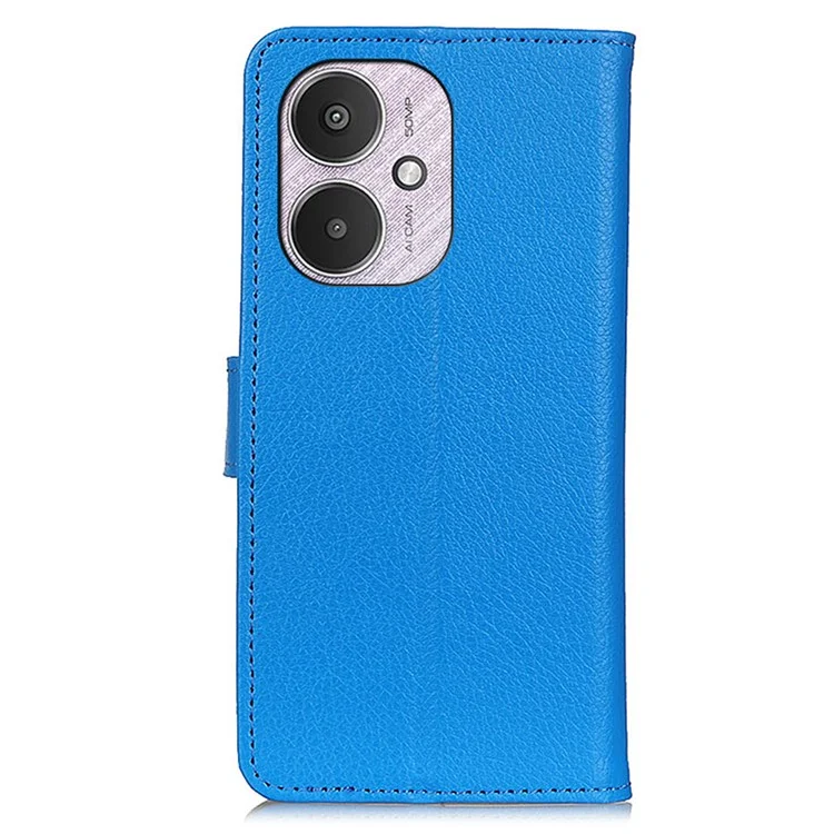 Для Xiaomi Redmi 13C 4G / 13C 5G / Poco C65 4G / Poco M6 5G / 13R 5G Чехол-бумажник с защитой от падения - Синий