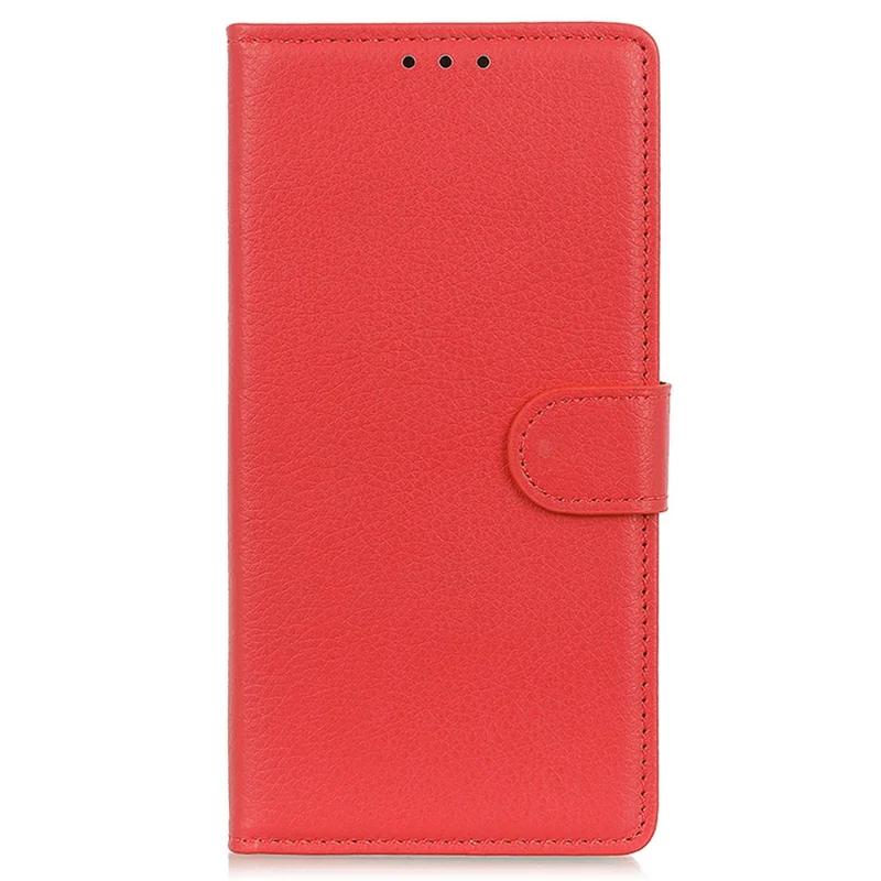 For Xiaomi Redmi 13C 4G / 13C 5G / Poco C65 4G / Poco M6 5G / 13R 5G Case Drop-Proof Leather Phone Wallet Cover - Red