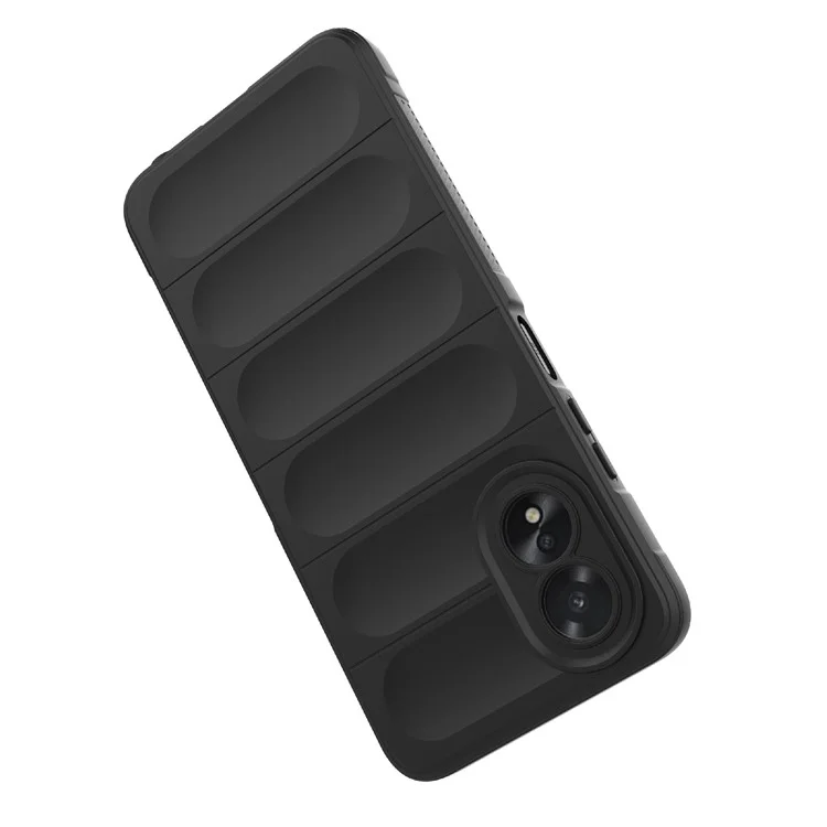 Funda Oppo A38 4G a prueba de golpes Cubierta de teléfono TPU resistente - Negro