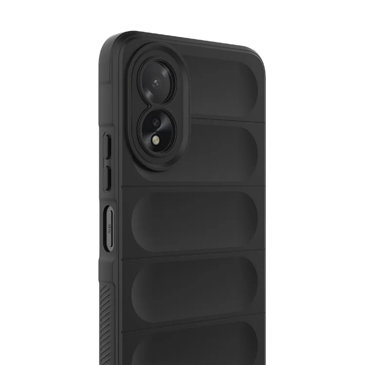 Funda Oppo A38 4G a prueba de golpes Cubierta de teléfono TPU resistente - Negro