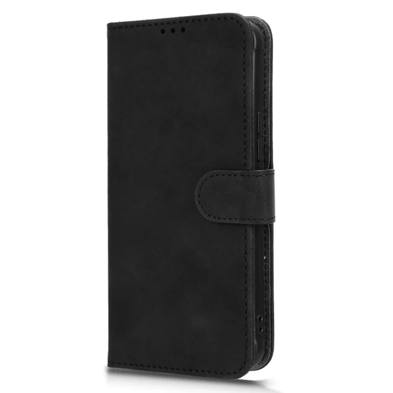 For Umidigi G5 PU Leather Case Anti-scratch Wallet Flip Phone Protector - Black