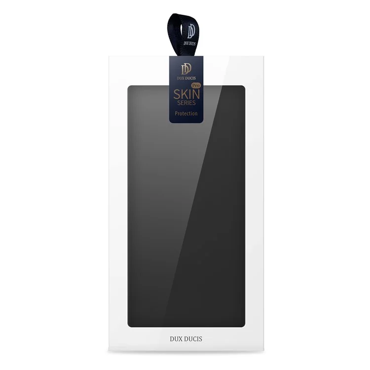 DUX DUCIS Skin Pro Series Pour Samsung Galaxy S24 Étui Support pour Cartes Porte-monnaie en Cuir PU Housse de Téléphone - Noir