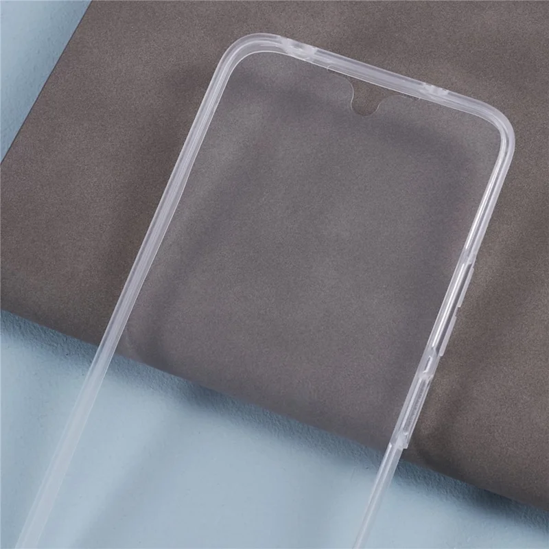 For Xiaomi Redmi 12 4G Clear Case TPU + Acrylic Cover with PET Screen Protector