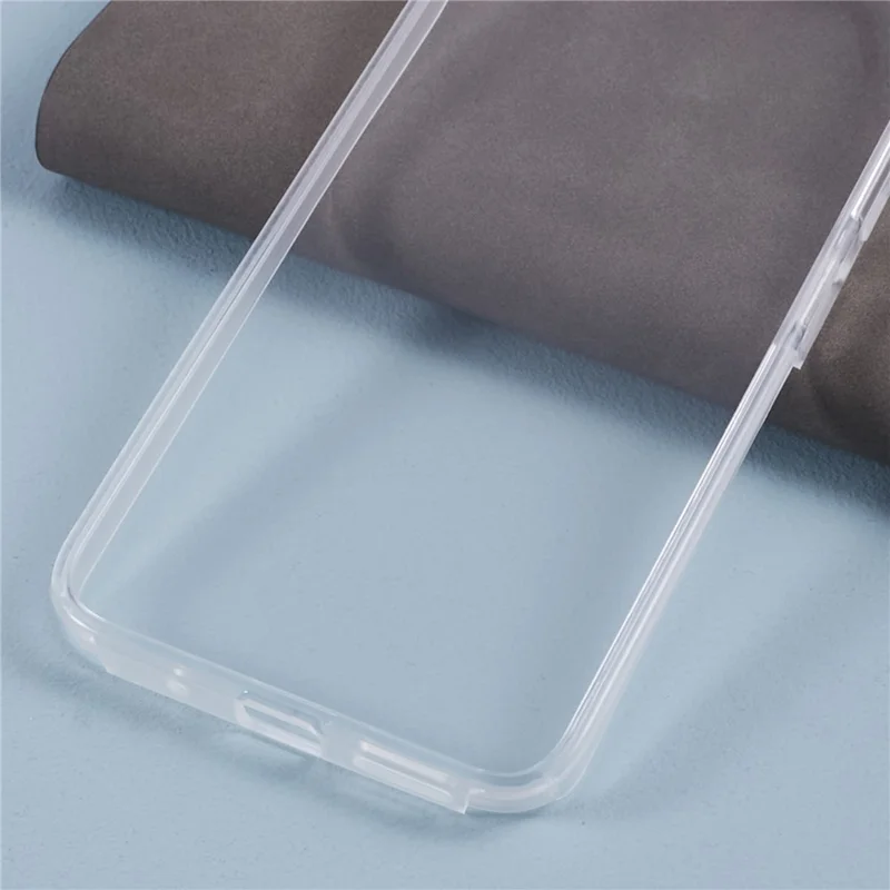 For Xiaomi Redmi 12 4G Clear Case TPU + Acrylic Cover with PET Screen Protector