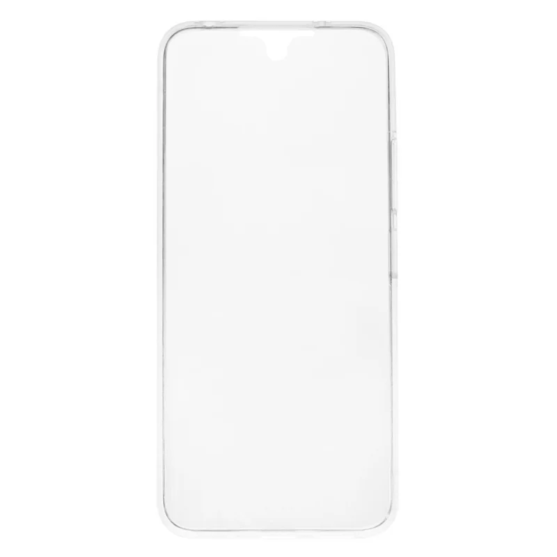 For Xiaomi Redmi 12 4G Clear Case TPU + Acrylic Cover with PET Screen Protector