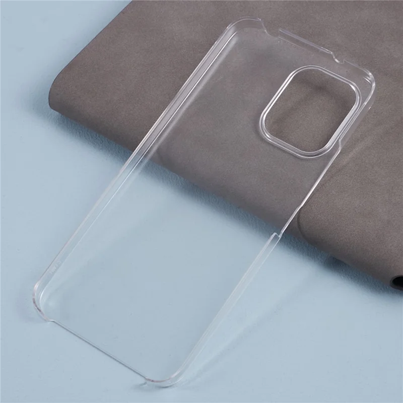 For Xiaomi Redmi 12 4G Clear Case TPU + Acrylic Cover with PET Screen Protector