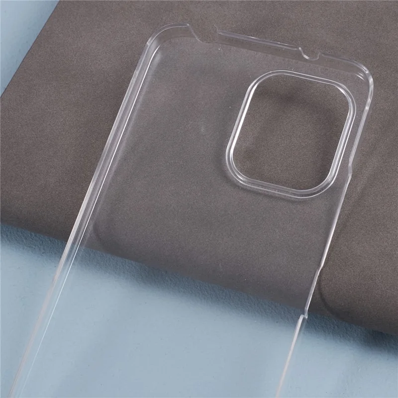 For Xiaomi Redmi 12 4G Clear Case TPU + Acrylic Cover with PET Screen Protector