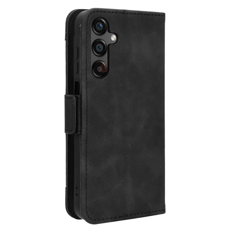 Per Samsung Galaxy A25 5G (Globale) (161,0 x 76,5 x 8,3 mm) Cellphone Case Antigraffio Portafoglio Custodia in Pelle con Supporto - Nero