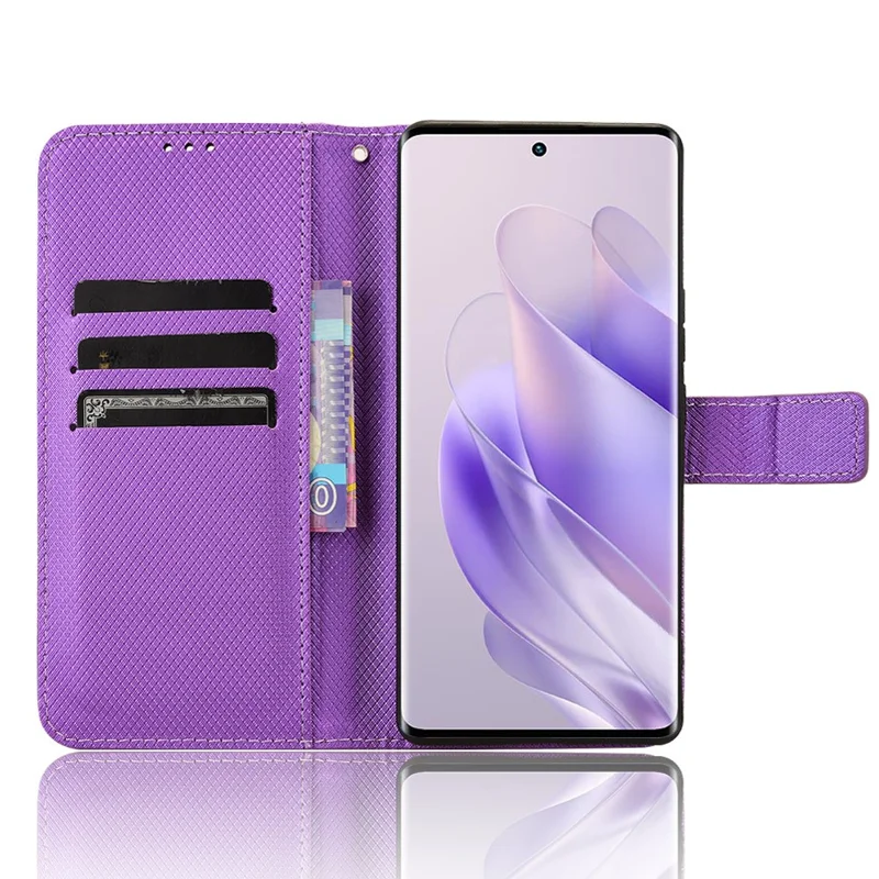 For Infinix Zero 30 5G / X6731 Case Shockproof PU Leather Wallet Cell Phone Cover - Purple